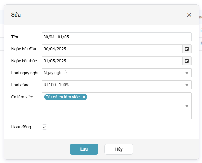 Ca lam viec - Ngay nghi le - Form them.png